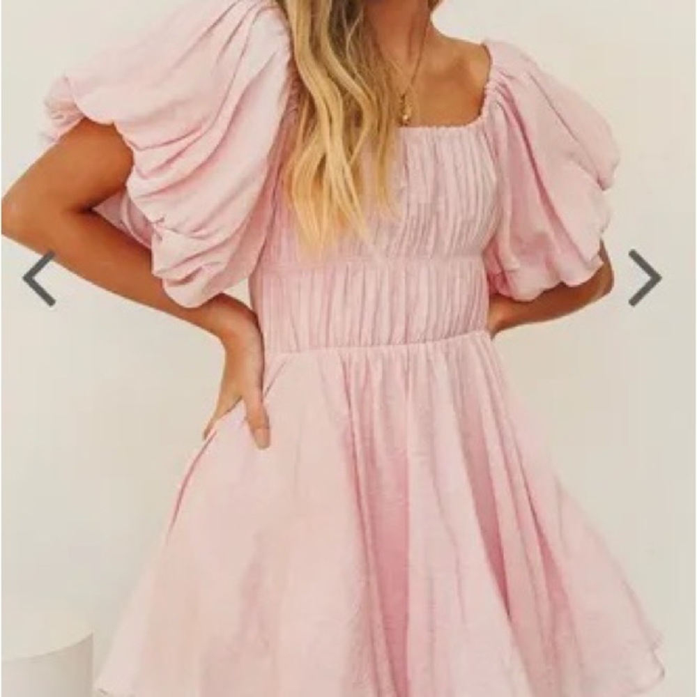 Verge Girl Paris is Calling Pink Mini Dress